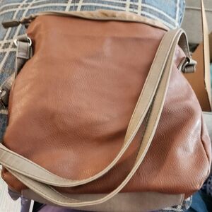 Casual Brown Shoulder Bag